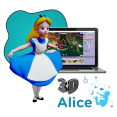 Alice 3d - КИБЕРшкола программирования для детей, компьютерные курсы для школьников, начинающих и подростков - KIBERone г. Астрахань