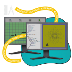 Исполнители чертежник и черепашка - КИБЕРшкола программирования для детей, компьютерные курсы для школьников, начинающих и подростков - KIBERone г. Астрахань